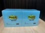 3M Post-it โน้ต #654 3x3 นิ้ว   สีฟ้า